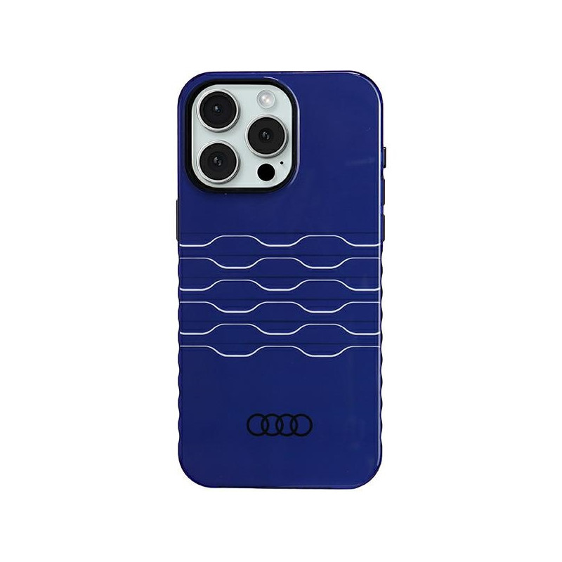 Kryt Audi pro iPhone 15 Pro Max - modrá