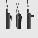 Powerbanka SBS Hybrid PD 20W 5000mAh s vestavěným kabelem a skládací vidlicí - černá