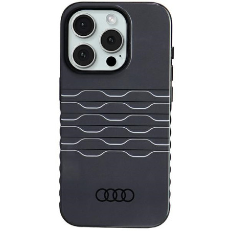 Kryt Audi IML MagSafe pro iPhone 15 Pro - black