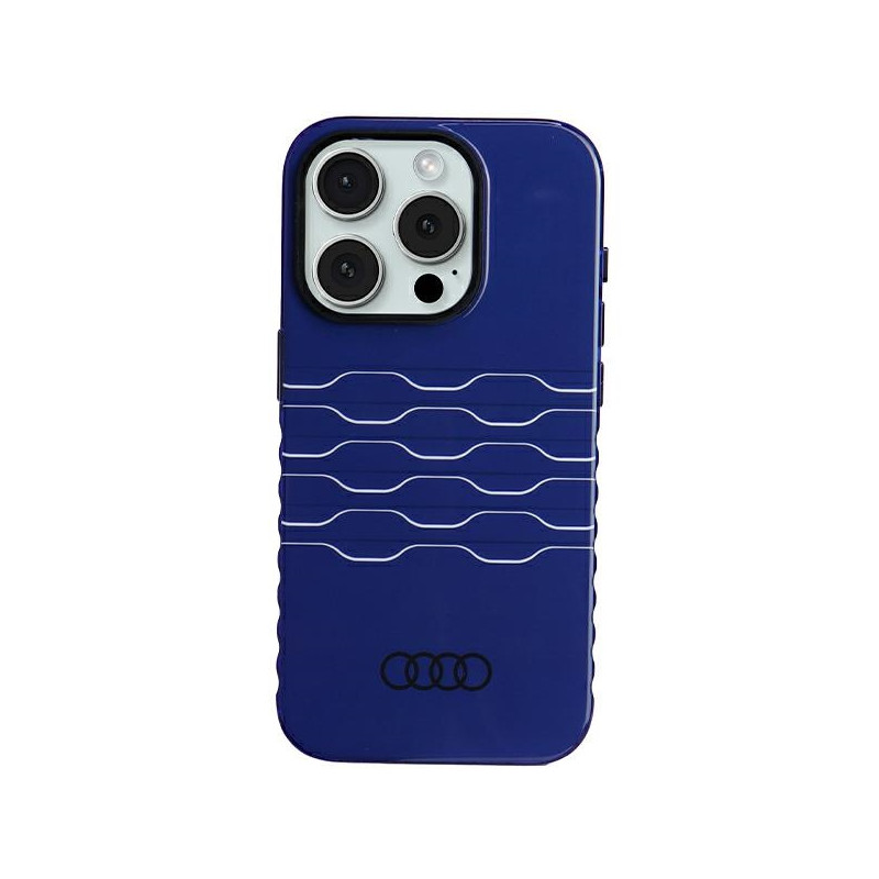 Kryt Audi pro iPhone 15 Pro - blue