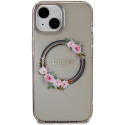 Kryt Guess IML Flowers MagSafe iPhone 15/14/13 - black