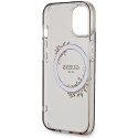 Kryt Guess IML Flowers MagSafe iPhone 15/14/13 - black