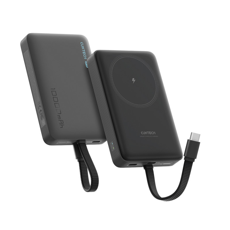 Cuktech CP132ML 10000mAh MagSafe Compatible Power Bank - Black