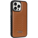 Pouzdro Audi MagSafe pro iPhone 14 Pro - hnědá
