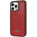 Pouzdro Audi s MagSafe pro iPhone 14 Pro – červené