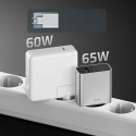 Cuktech 65W GaN 2xUSB-C 1xUSB-A Wall Charger - Gray