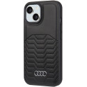 Pouzdro Audi s MagSafe pro iPhone 15/14/13 - černé