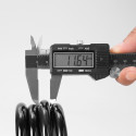 Zámek na kolo Wozinsky WPB-01R přenosný s protikrádežovým kabelem a 2 klíči pro elektrokola a motorky - černý