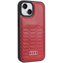 Pouzdro Audi s MagSafe pro iPhone 15/14/13 - červené
