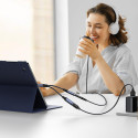 Joyroom SY-C02 – 2v1 DAC adaptér z USB-C na USB-C + 3,5mm jack – černý