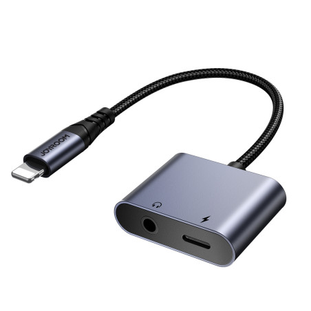 Joyroom SY-L01 – DAC adaptér Lightning na Lightning + 3,5mm jack (2v1) – černý