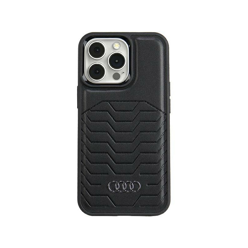 Pouzdro Audi pro iPhone 15 Pro - černé