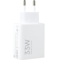 Nabíječka do sítě Xiaomi MDY-16-EF 1x USB-A 33W s kabelem USB-C 3A - bílá