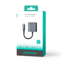 Joyroom SY-L01 – DAC adaptér Lightning na Lightning + 3,5mm jack (2v1) – černý