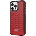 Pouzdro Audi s MagSafe pro iPhone 15 Pro - červené