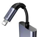 Joyroom SY-L01 – DAC adaptér Lightning na Lightning + 3,5mm jack (2v1) – černý