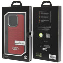 Pouzdro Audi s MagSafe pro iPhone 15 Pro - červené