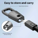 Kabel Tech-Protect Ultraboost DNA s přívěskem USB-C PD 60W / 3A - šedý