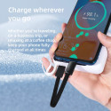 Kabel Tech-Protect Ultraboost DNA s přívěskem USB-C PD 60W / 3A - šedý