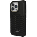 Pouzdro Audi s MagSafe pro iPhone 15 Pro Max černé