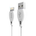 Kabel Dudao USB / Lightning 2,4A 1 m (L4L 1 m) - bílý