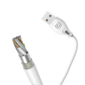 Kabel Dudao USB / Lightning 2,4A 1 m (L4L 1 m) - bílý