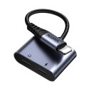 Joyroom SY-L02 – DAC adaptér Lightning na 2× Lightning (nabíjení + audio) – černý