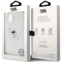 Kryt Karl Lagerfeld CHOUPETTE MagSafe iPhone 11/XR - transparent
