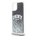 Kryt DKNY LIQUID GLITTER BIG LOGO iPhone 11 / XR - black