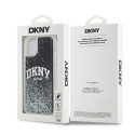 Kryt DKNY LIQUID GLITTER BIG LOGO iPhone 11 / XR - black