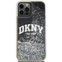 Kryt DKNY LIQUID GLITTER BIG LOGO pro iPhone 12 Pro/12 - černý