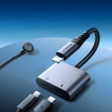 Joyroom SY-L02 – DAC adaptér Lightning na 2× Lightning (nabíjení + audio) – černý