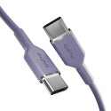 Kabel Puro ICON USB-C na USB-C 1,5 m - fialový