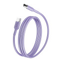 Kabel Puro ICON USB-C na USB-C 1,5 m - fialový