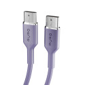 Kabel Puro ICON USB-C na USB-C 1,5 m - fialový
