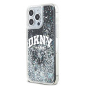 Kryt DKNY Liquid Glitter Big Logo iPhone 13 Pro Max - černý