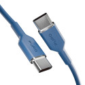 Kabel Puro ICON USB-C na USB-C 1,5 m - modrý