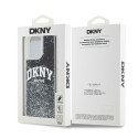 Kryt DKNY Liquid Glitter Big Logo iPhone 13 Pro Max - černý