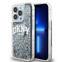 Kryt DKNY Liquid Glitter Big Logo pro iPhone 14 Pro - černý