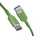 Kabel Puro ICON USB-C na USB-C 1,5 m - zelený