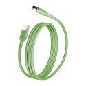 Kabel Puro ICON USB-C na USB-C 1,5 m - zelený