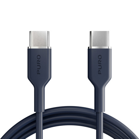 Kabel Puro ICON USB-C na USB-C 1,5 m - námořnická modř