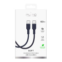 Kabel Puro ICON USB-C na USB-C 1,5 m - námořnická modř