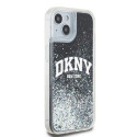 Kryt DKNY Liquid Glitter Big Logo iPhone 14/15/13 - černý