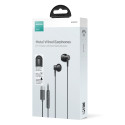 Joyroom USB-C sluchátka do uší TYPE-C Series JR-EC07 kovová - černá