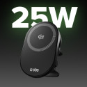 SBS Magnetic Holder with Qi2.2 25W Wireless Charger with Active Cooling - Black