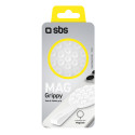 Držák SBS MAG Grippy kompatibilní s MagSafe s přísavkou a uchem - bílý