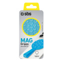 Držák SBS MAG Grippy kompatibilní s MagSafe s přísavkou a uchem - modrý