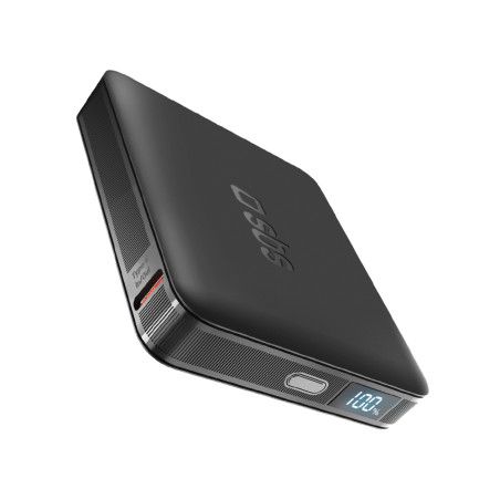 Powerbanka SBS HD 10W 5000mAh USB-C s LCD displejem - černá