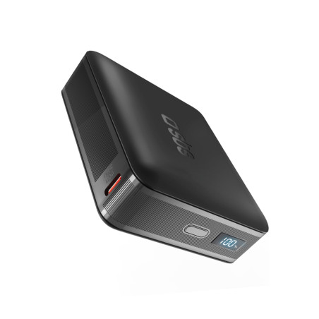Powerbanka SBS HD 65W 20000mAh USB-C s LCD displejem - černá